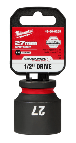 Soquete Impacto D 1/2" X 27Mm X 48Mm 49-66-6259 Milwaukee
