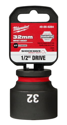 Soquete Impacto D 1/2" X 32Mm X 48Mm 49-66-6264 Milwaukee