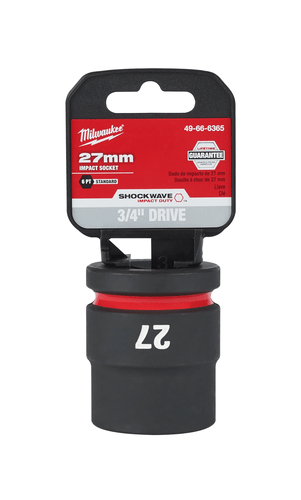 Soquete Impacto F 3/4" X 27Mm X 53Mm 49-66-6365 Milwaukee