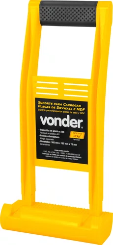Suporte para Carregar Placas Drywall/MDF Vonder