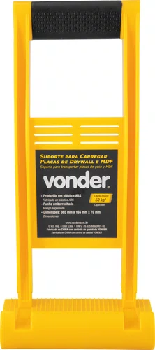Suporte para Carregar Placas Drywall/MDF Vonder