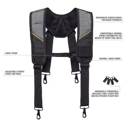 Suspensório Universal Profissional TB-CT-51P ToughBuilt