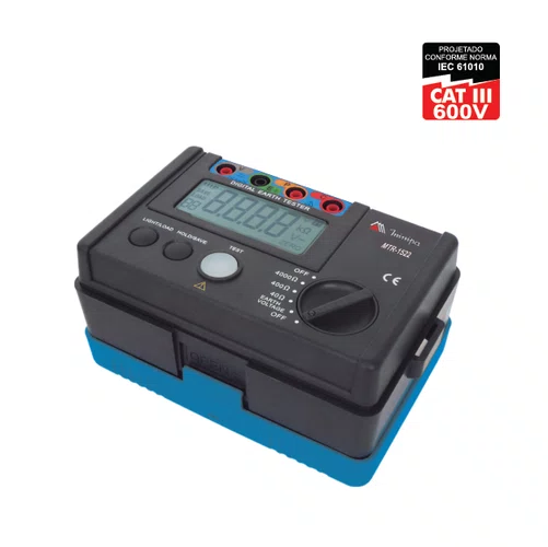 Terrômetro digital portátil MTR-1522 Minipa