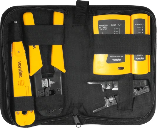 Conjunto Testador de Cabo de Rede com Acessórios Vonder