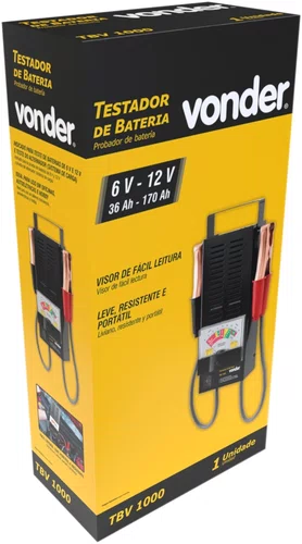 Testador de BateriaTBV1000 6V e 12V Vonder