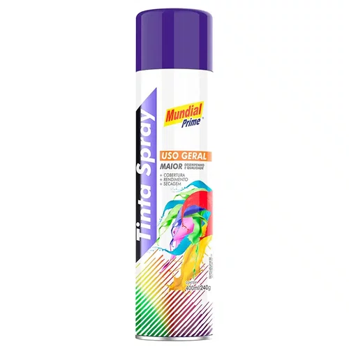 Tinta Spray Azul Escuro 400ml Mundial Prime
