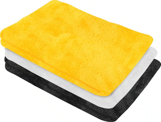 Toalha de Microfibra 60x40 cm 500 GSM Extra Macia 3 Peças Vonder