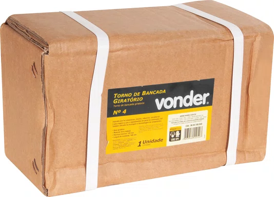 Torno de Bancada Giratório NR4 Nodular Vonder