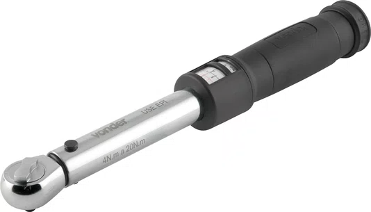 Torquímetro de Estalo 1/4" 4-20 Nm Vonder