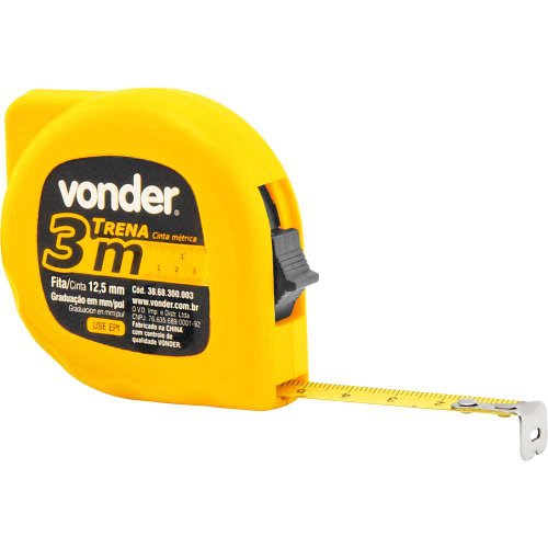 Trena 3M mm/pol Corpo Plástico Vonder