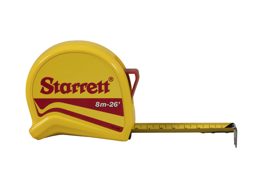 Trena de Bolso 8 Metros C/ Blister Linha Milímetros e Polegadas KTS1-8ME-S Starrett