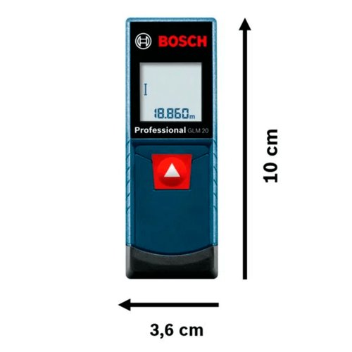 Trena Laser GLM 20 alcance 20m 0601072EH0 Bosch