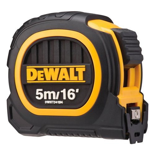 Trena Manual Emborrachada Duo 5 Metros / 16 x 25mm DWHT34194L DeWalt