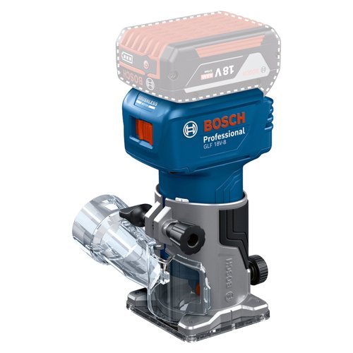 Tupia Bosch 18V GLF 18V-8 Motor Brushless Sem Bateria