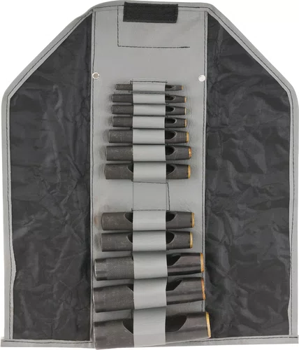 Jogo de Vazadores de Aço Carbono 4 a 32 mm com 12 Peças Vonder