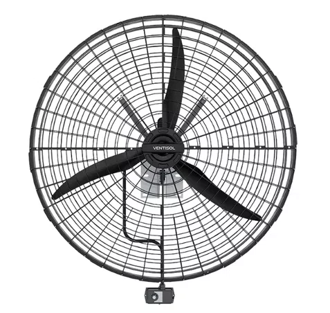 Ventilador De Parede 1 Metro GP VP1M2 3 Velocidades 1/2CV 220V Preto - Ventisol