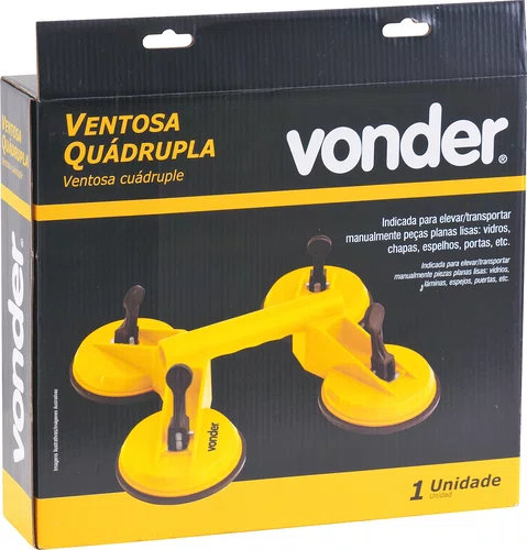 Ventosa Quádrupla para Transporte de Peças Planas Vonder