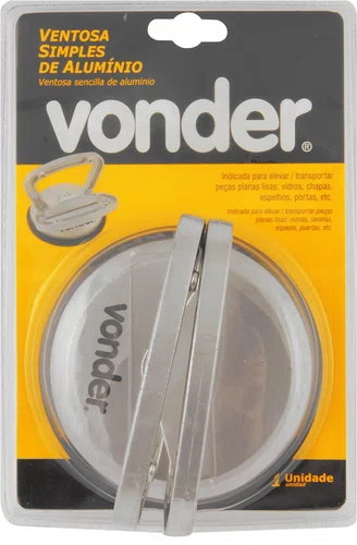 Ventosa Simples Alumínio Vonder