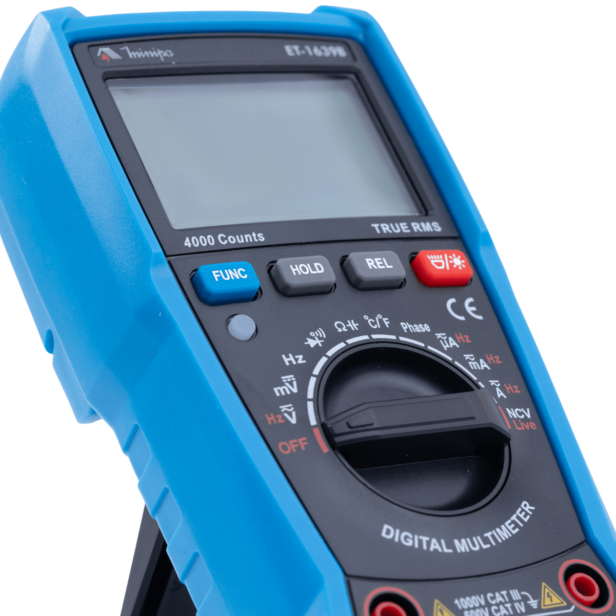 Multímetro Digital CAT II 300V Smart 4000 contagens 3-3/4 NCV SM-1000 Minipa