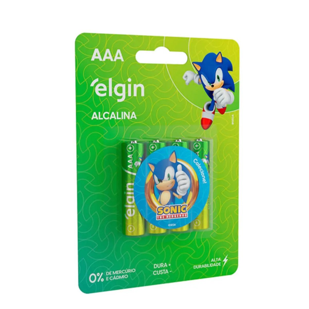 Pilha Alcalina AAA Palito Blister Com 4 Peças Elgin