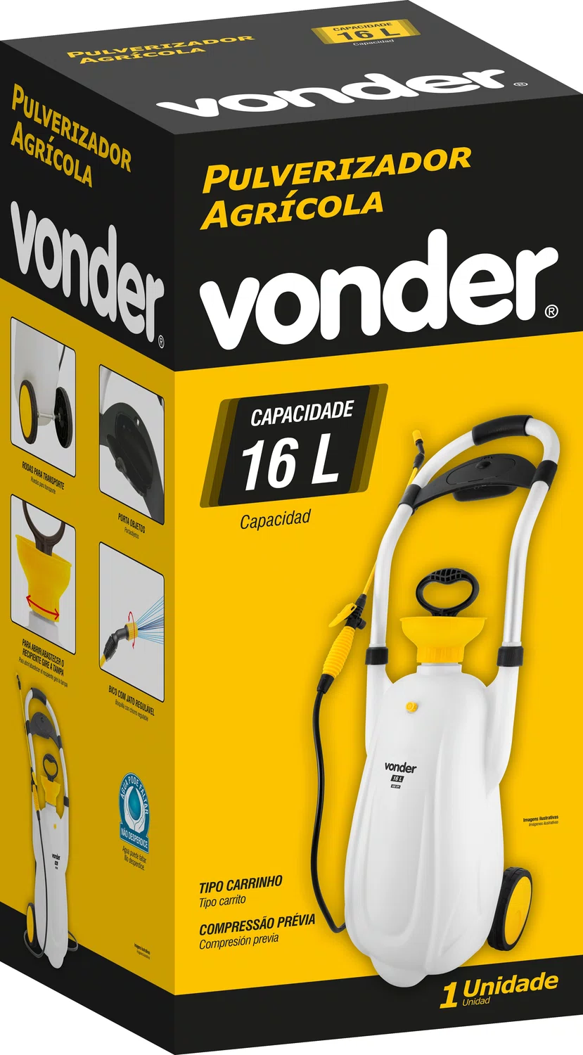 Pulverizador Tipo Carrinho 16L Vonder