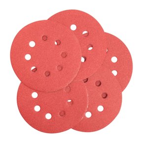 Kit 5 Discos Lixa 5" Sortidos 8 Furos com Velcro DW4307 DeWalt