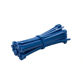Abraçadeira Nylon 100 x 2,5mm Azul 100un A11084 Ajax
