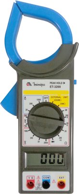 Alicate Amperímetro 1000V Abertura De Garra 50mm 1000A Ac ET-3200 Minipa