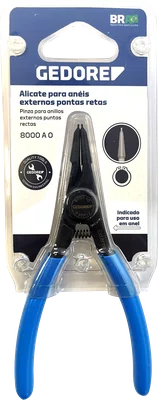 Alicate para Anéis Externos 5.1/2'' Bico Reto 8000A0 Gedore