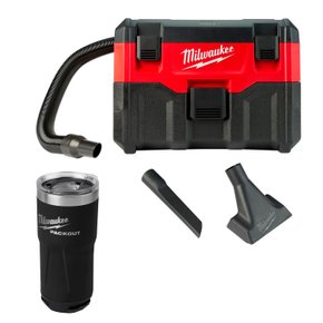 Aspirador De Pó 7,5L a Bateria 18V 0880-20 + Copo Térmico 590ml 48-22-8392B Milwaukee