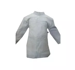 Avental de Raspa Tipo Barbeiro com Gola 1,20 m x 60 cm CA 39470 – Total Luvas