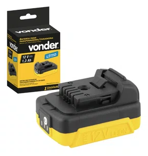 Bateria de Íons de Lítio 12V para Parafusadeira PFV120 Vonder