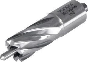 Broca Anular 18 x 30 mm com Encaixe Weldon 19 mm – Vonder