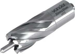 Broca Anular 20 x 30 mm Encaixe Weldon 19 mm Vonder