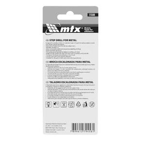 Broca Escalonada MTX 4 a 32mm HSS Titânio - Tita Ferramentas