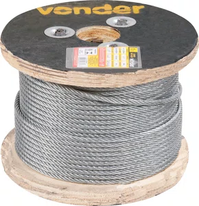 CABO ACO AF GALV  2,4-3/32 6X7 100M VOND
