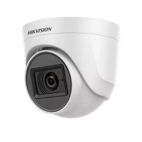 Câmera Dome Analógica 2MP Lente 2,8mm IR 20M Interna Com Entrada De Áudio DS-2CE76D0T-ITPF(2.8MM) Hikvision