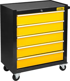Carro para Ferramentas 5 Gavetas 62x33x75 cm Vonder