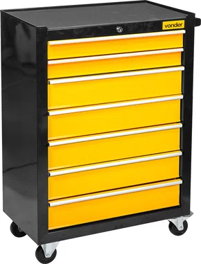 Carro para Ferramentas 7 Gavetas 62x33x75 cm Vonder