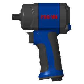 Chave de Impacto Pneumática 1/2" 122 Kgfm Mini Ultra Leve Composite PRO-101 PDR