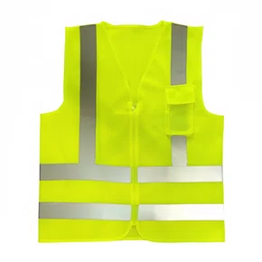 Colete Refletivo Poliester Com 1 Bolso Amarelo G