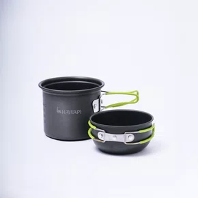 Conjunto de Panelas Camping 2 peças Ultraleve Hawapi