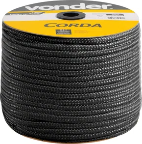 CORDA MULTIF TRANC 12MMX140M PRETA VD CA