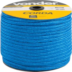 CORDA MULTIF TRANC  8MMX258M AZUL VD CAR