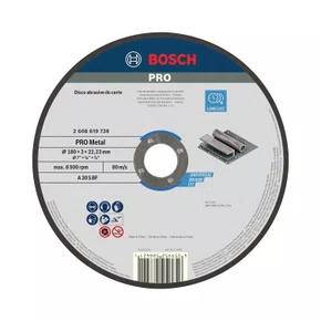 Disco Corte 7" 180x3,0X22,2 Std Metal 2608619739 Bosch