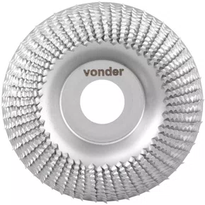 Disco de Aço para Desbaste de Madeira 100 x 22 mm Cônico – Vonder