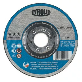 Disco de Desbaste Secur 4 1/2″ 115 x 7 x 22,2mm Tyrolit