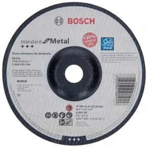 Disco Desbaste 7" 180x6,0x22,2 Std Metal 2608619744 Bosch