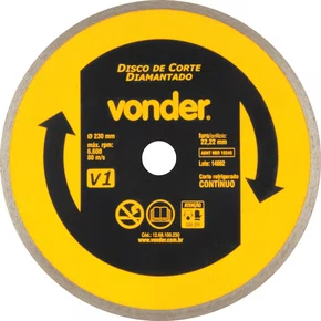 Disco Diamantado 230 mm V1 Vonder