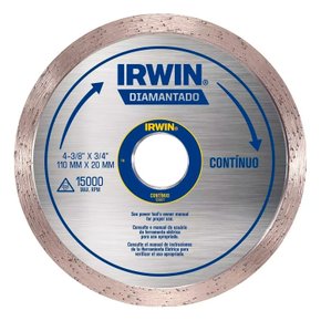 Disco Diamantado Liso 110x20mm IW13891 Irwin